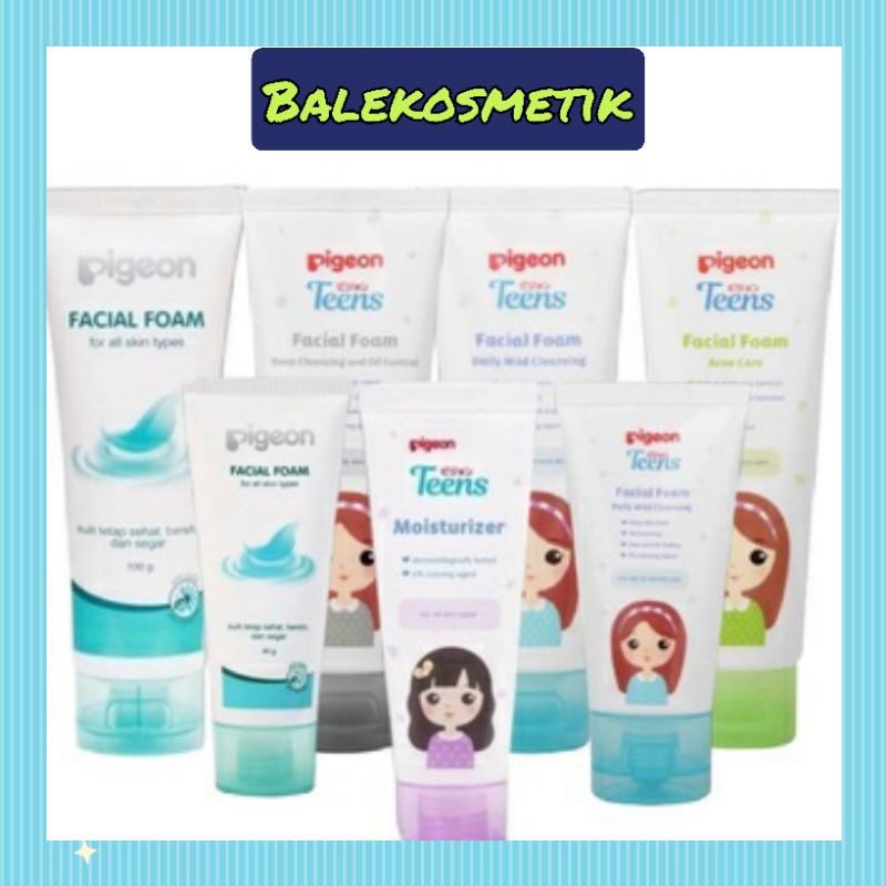 [Balekosmetik] Pigeon Facial Foam / Pencuci Wajah Pigeon 40ml / 100ml