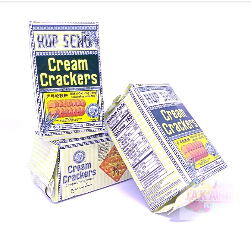 

(MAKANAN RINGAN) HUP SENG CREAM CRACKERS 125G