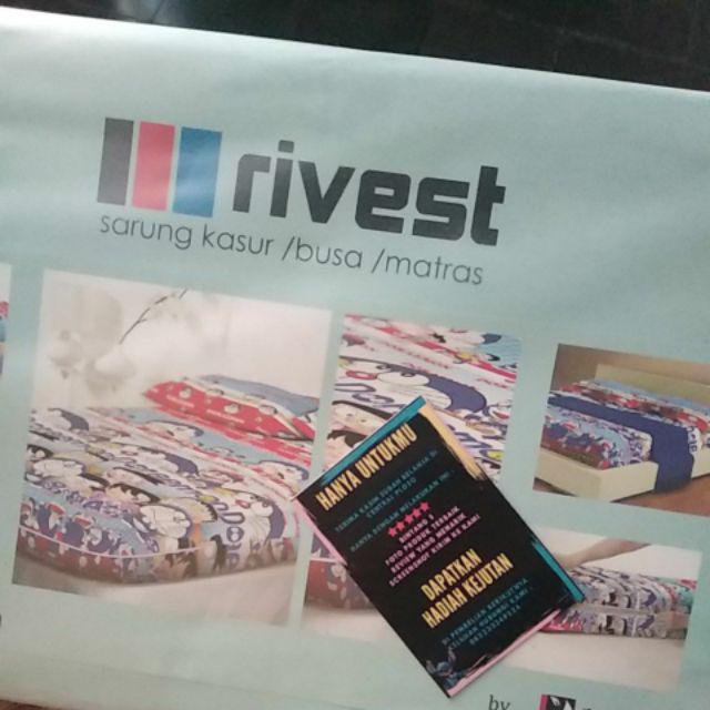 Uk. 100x200x20cm Sprei Kekinian Sarung Kasur Rivest