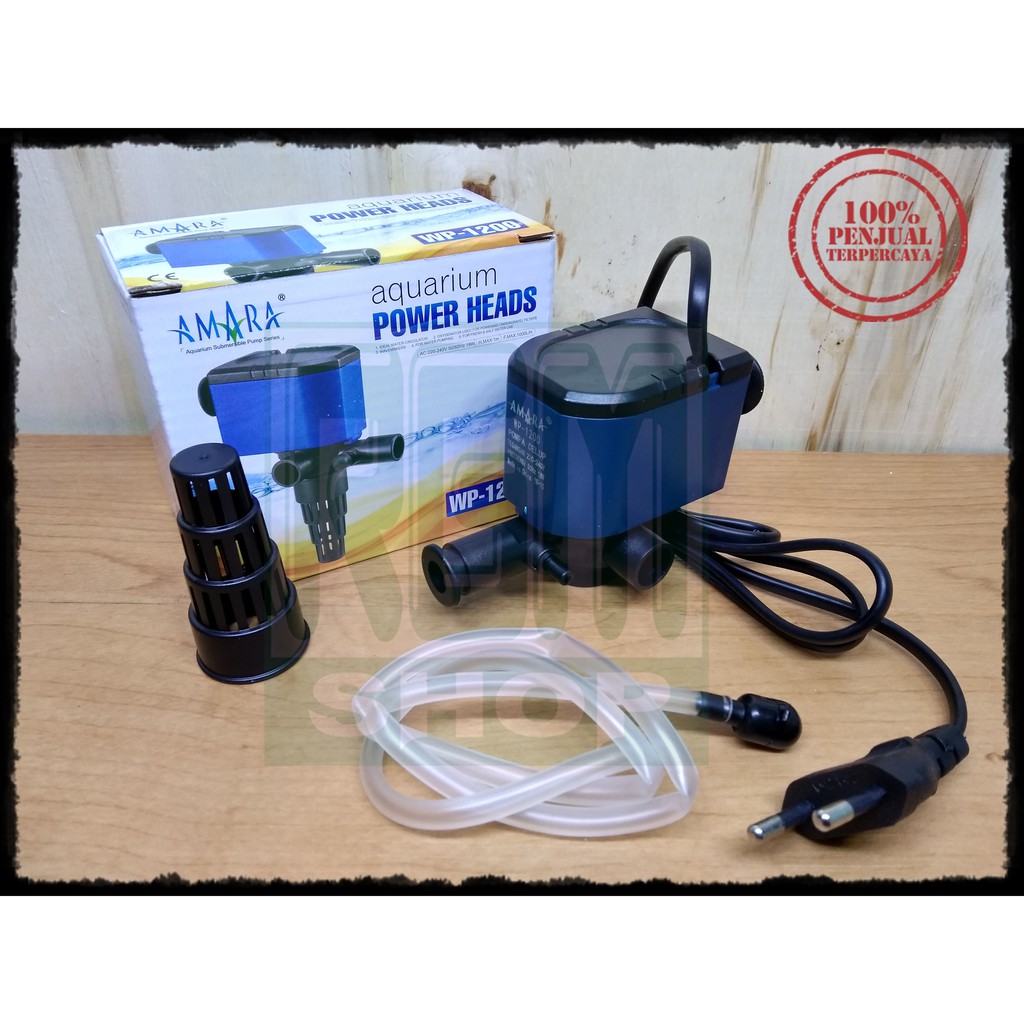 Amara WP1200 WP 1200 power heads mesin pompa celup aquarium aquascape murah