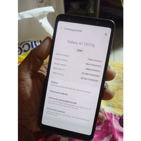 lcd Samsung a7 2018 (A750gn)