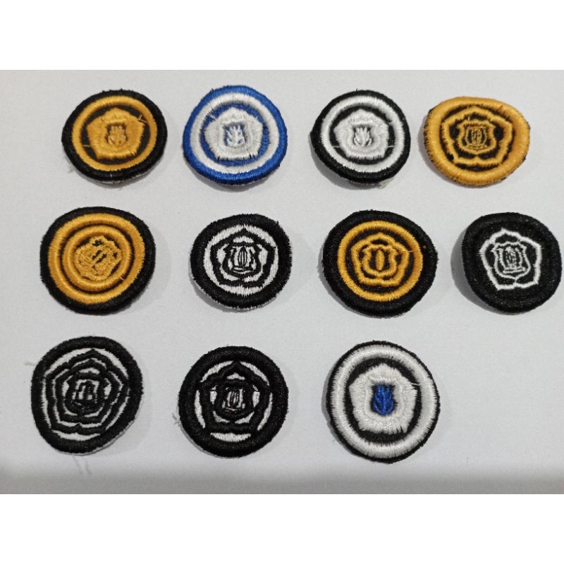 BORDIR ATRIBUT SATPAM MONOGRAM TIMBUL