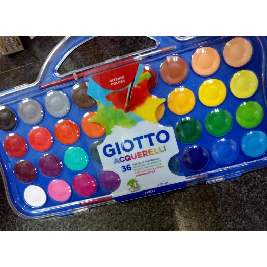

Cat Air Watercolour block 36 warna GIOTTO new product Bagus murah