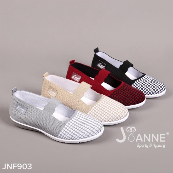 JOANNE FlyKnit Flats Shoes #JNF903 ORIGINAL