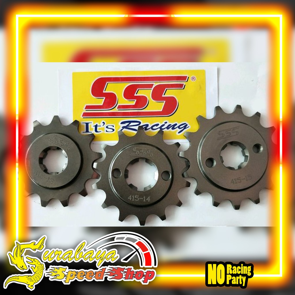 SSS Gear Depan CBR250 Tipe Gear 520 Original SSS RACING