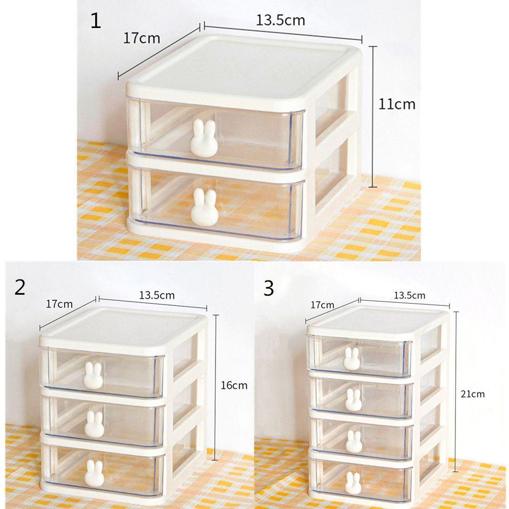 Preva Laci organizer Nyaman Transparan Rak Meja Wadah Kantor Nampan Pensil Tempat Pulpen Kosmetik organizer box