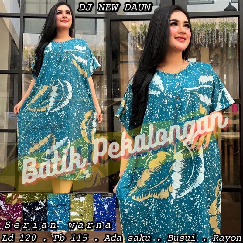 DASTER JUMBO KEKINIAN | BATIK WANITA | DASTER BUSUI DASTER RAYON JUMBO LD 130