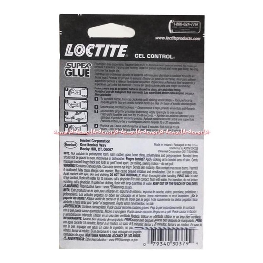 

Loctite Super Glue Gel Control Lem Serbaguna Perekat Multifungsi 4Gr