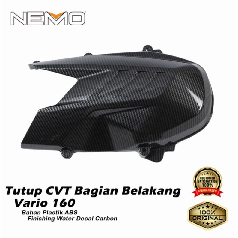tutup cvt Vario 160 carbon cover cvt Vario 160 carbon