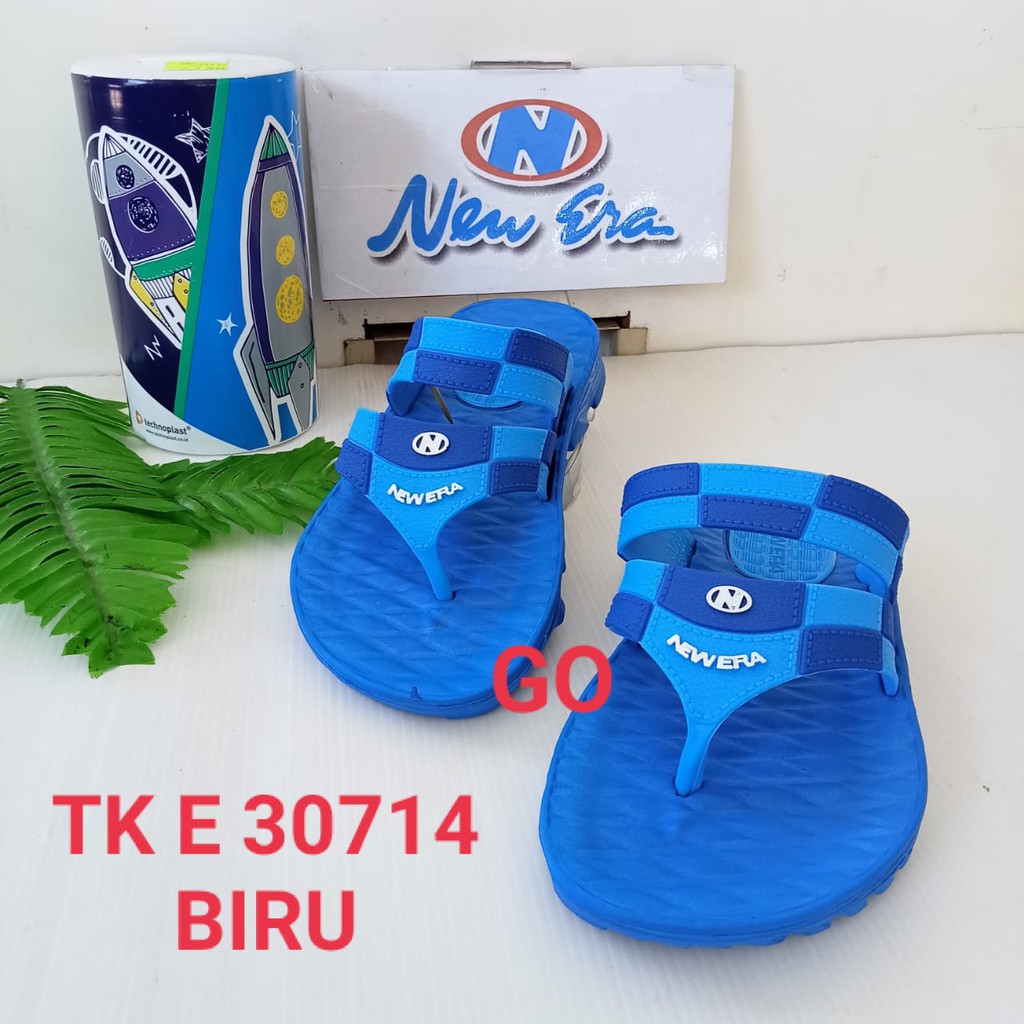 gof NEW ERA TK.E 37014 Sandal Jepit Karet Anak Laki-Laki Sendal Casual Sehari-Hari Anak Cowok