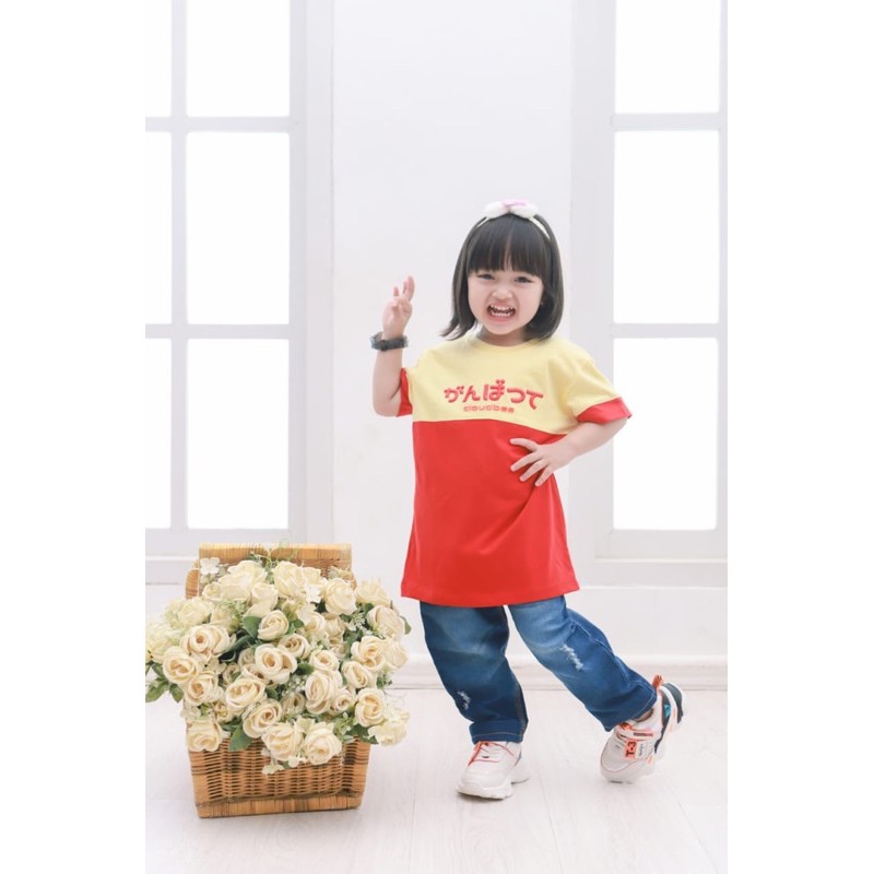 Setelan Anak Set Flocking Jeans Cloudbee