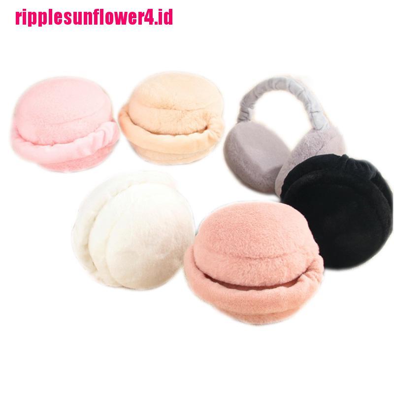 Earmuffs Lipat Bentuk Hamburger Untuk Pria Dan Wanita