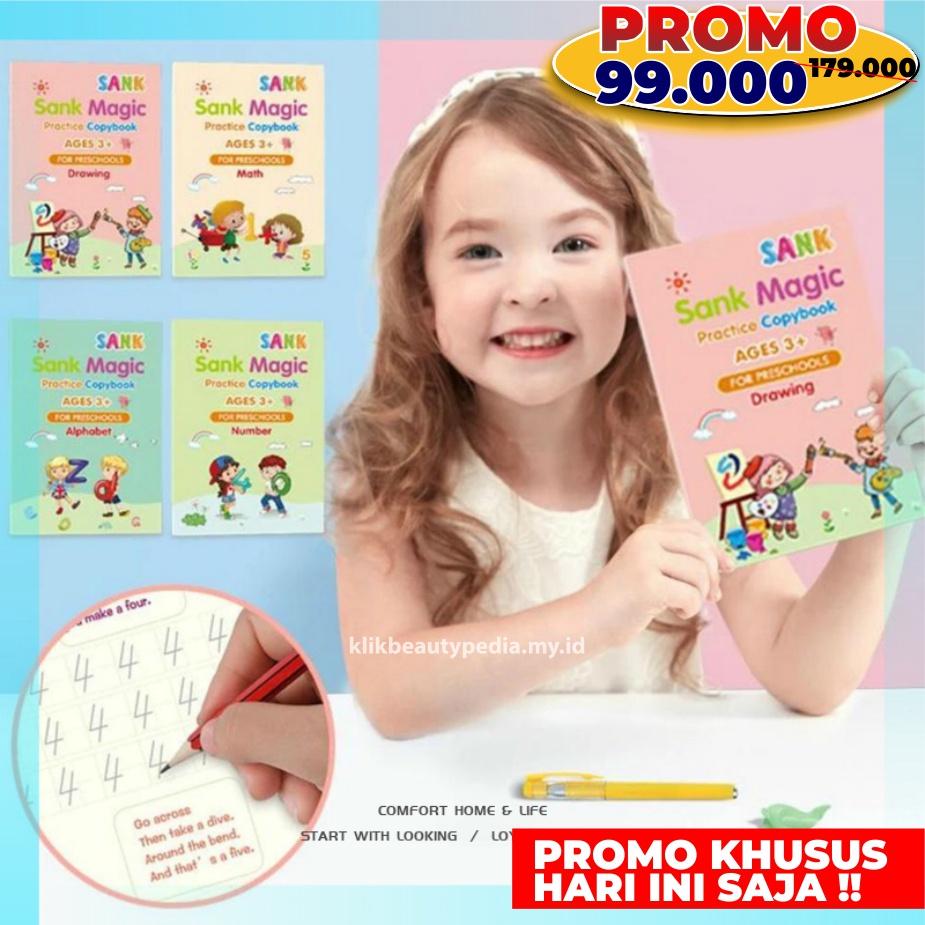 

Sank Magic Buku Ajaib Anak PROMO Dapat 4 Buku