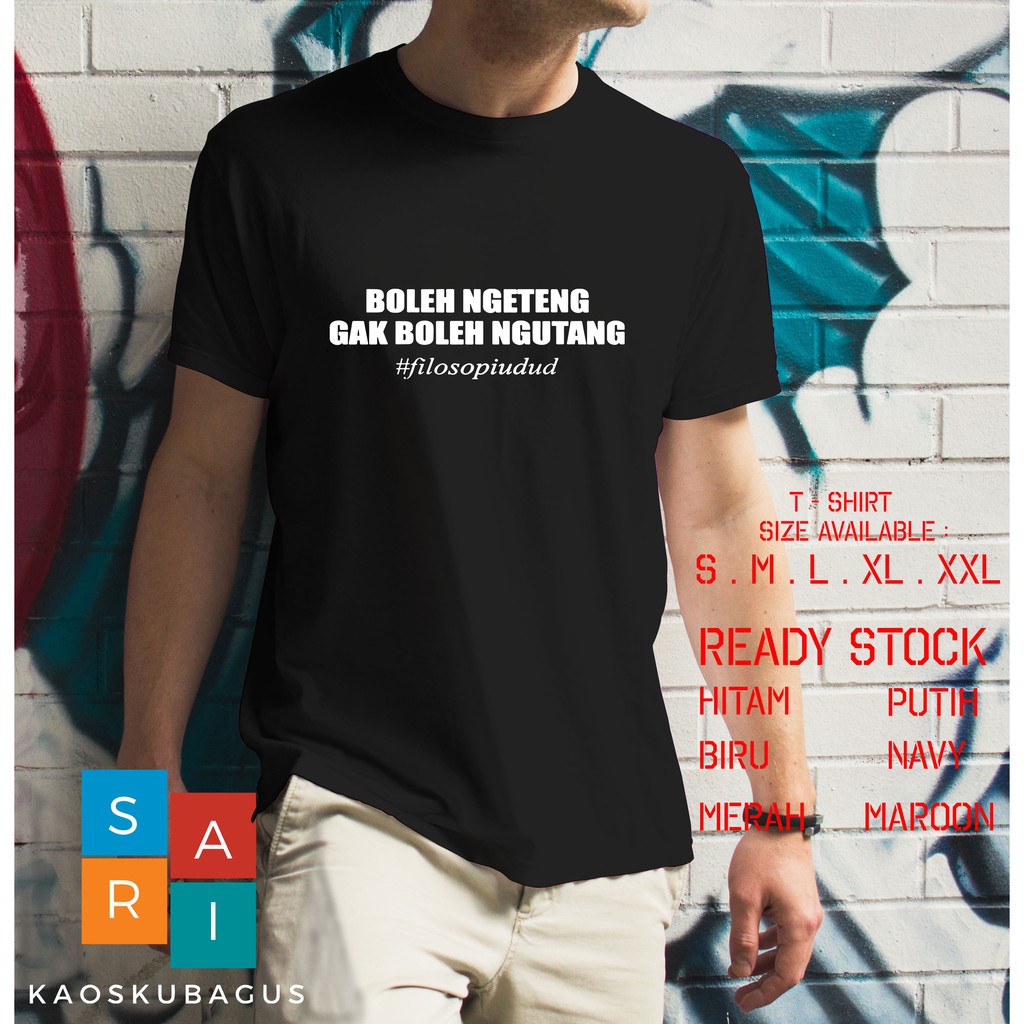 Baju Kaos Distro Filosopi Udud Kaos Pria Keren