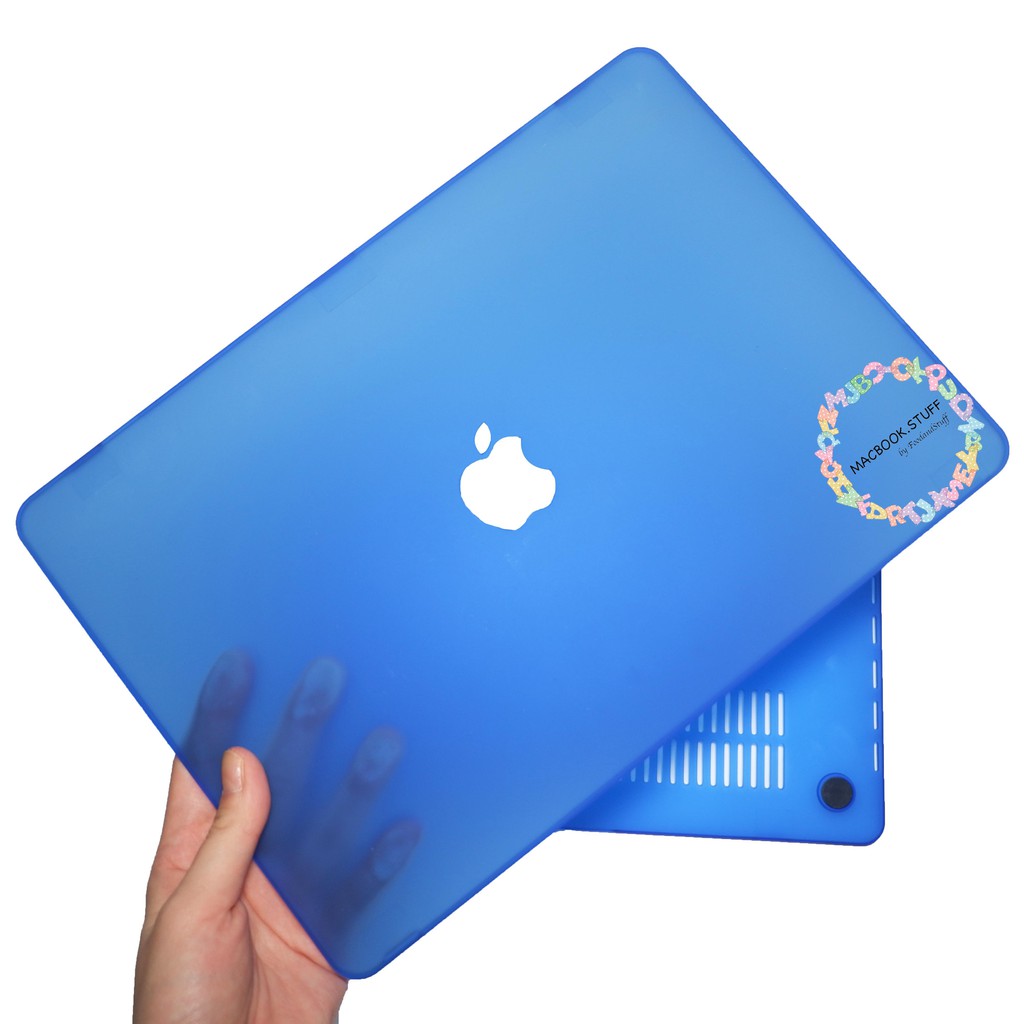 MACBOOK Case MATTE ELECTRIC BLUE NEW AIR PRO RETINA 11 12 13 15 INCH NON /  WITH CD ROOM / TOUCHBARNEW AIR PRO RETINA 11 12 13 14 15 16 INCH NON /  WITH CD ROOM / TOUCHBAR / TOUCH ID / M1 2020 2021 2022