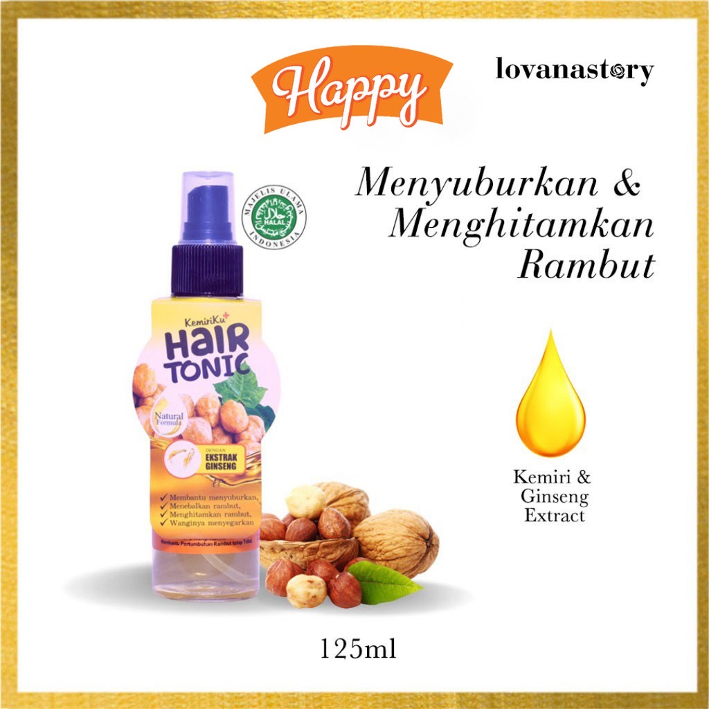 Hair tonic kemiriku / kemiri hair tonic/ hairtonic kemiri