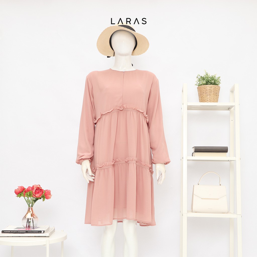 Atasan Tunik Wanita Polos Busui Friendly Ceruty Babydoll Premum Baju Tunik Polos By Laras