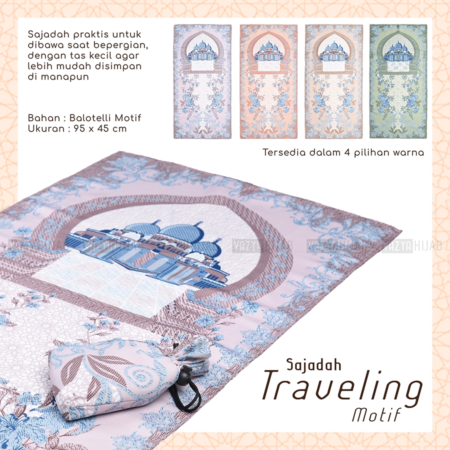 Sajadah Travel Pouch Motif