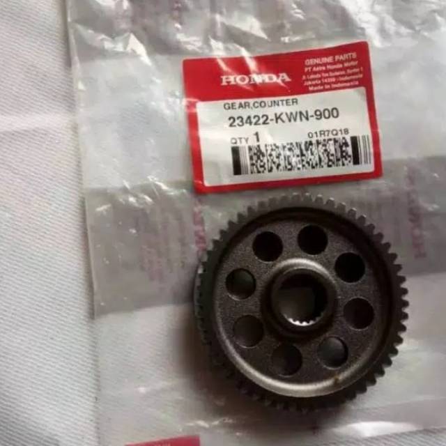 23422-KWN-900 HGP AHM 100% ORIGINAL GEAR COUNTER GIGI TRANSMISI VARIO 125 PCX 125 OLD AHM 23422KWN90