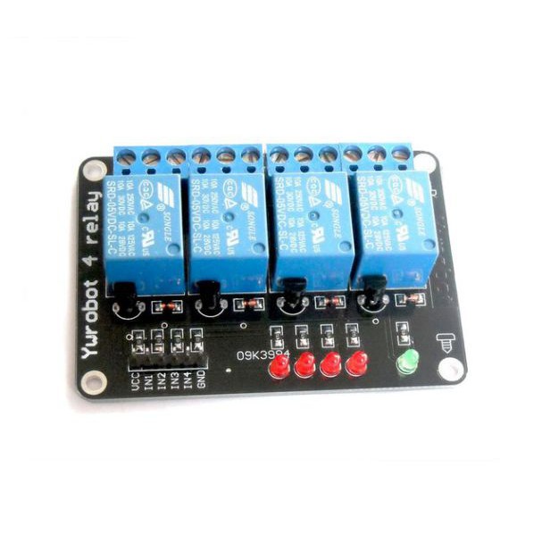 4 CHANNEL RELAY MODULE SUPPORT AVR/51/PIC