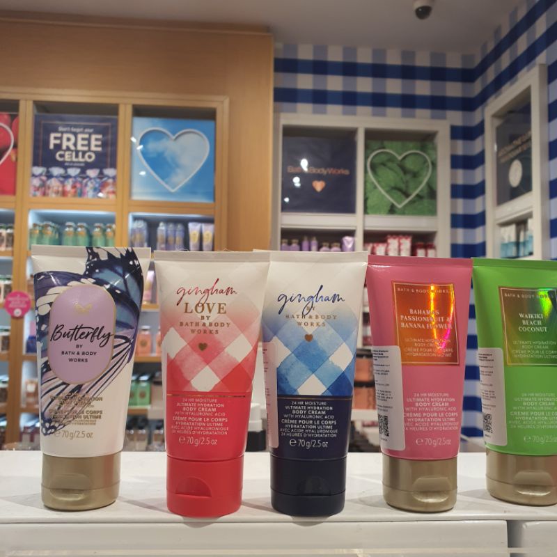 Body Cream Bath & Body Works BBW travel size ORI BPOM