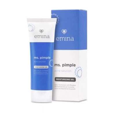 ☘️Yuri Kosmetik☘️ Emina Ms. Pimple Acne Solution Moisturizing Gel 20 ml