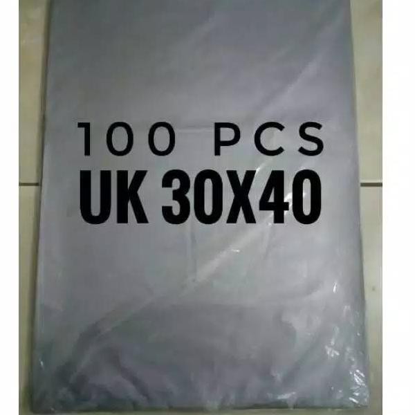

9A 유 Plastik Packing HD Silver isi 100lembar /plastik online shop 30x40 TEBAL 0,5 (Seller ̿ '̿) ✣