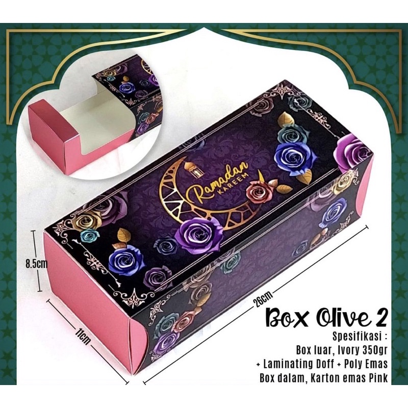 

Box Lebaran / Idul Fitri - Slide 26x11x8,5cm