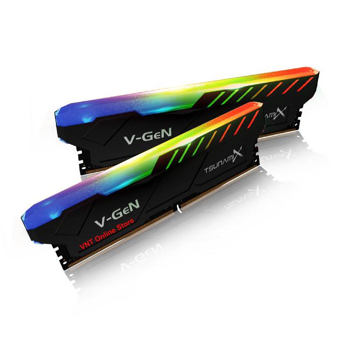 V-Gen Tsunami Ddr4 (2X8Gb) 16Gb 3600Mhz Rgb | Ram Gaming Dual Channel