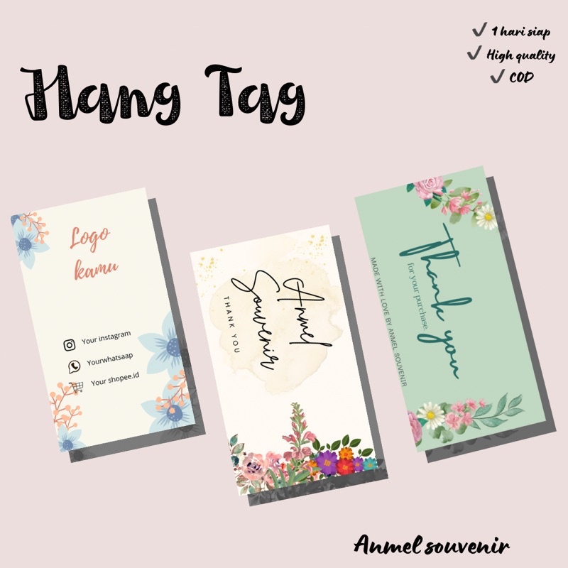 

Hang Tag baju | Custom hang tag | Template hang tag | label baju | label merek |