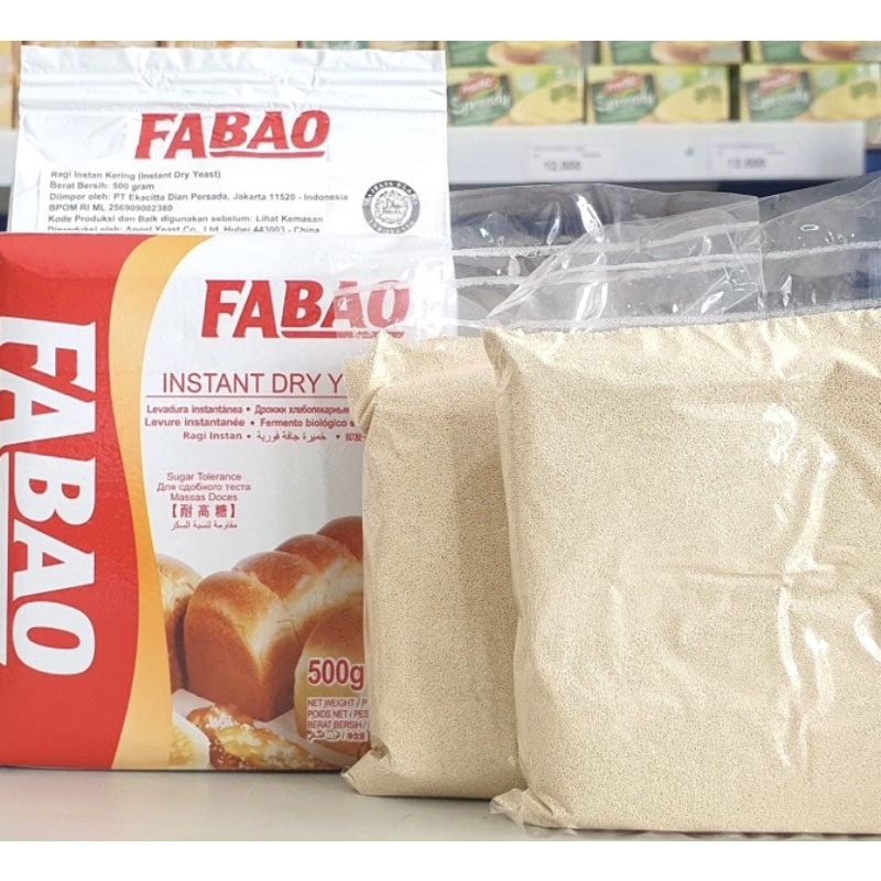 

Ragi Fabao 100Gr / Instant Dry Yeast Fabao / Pengembang Roti / Ragi Roti