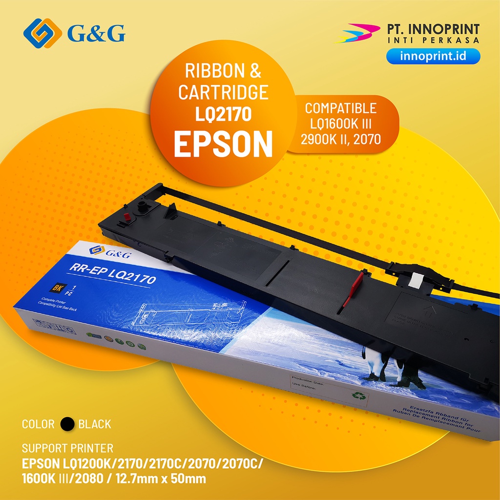 Compatible Cartridge Ribbon LQ2170 for EPSON LQ1600KⅢ/2900KⅡ/2070