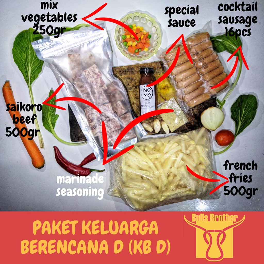 

paket bbq keluarga slice beef shortplate / saikoro wagyu beef