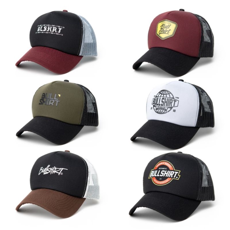 TOPI PRIA | TOPI TRUCKER JARING | TRUCKER JARING | TOPI ORIGINAL BULLSHIRT