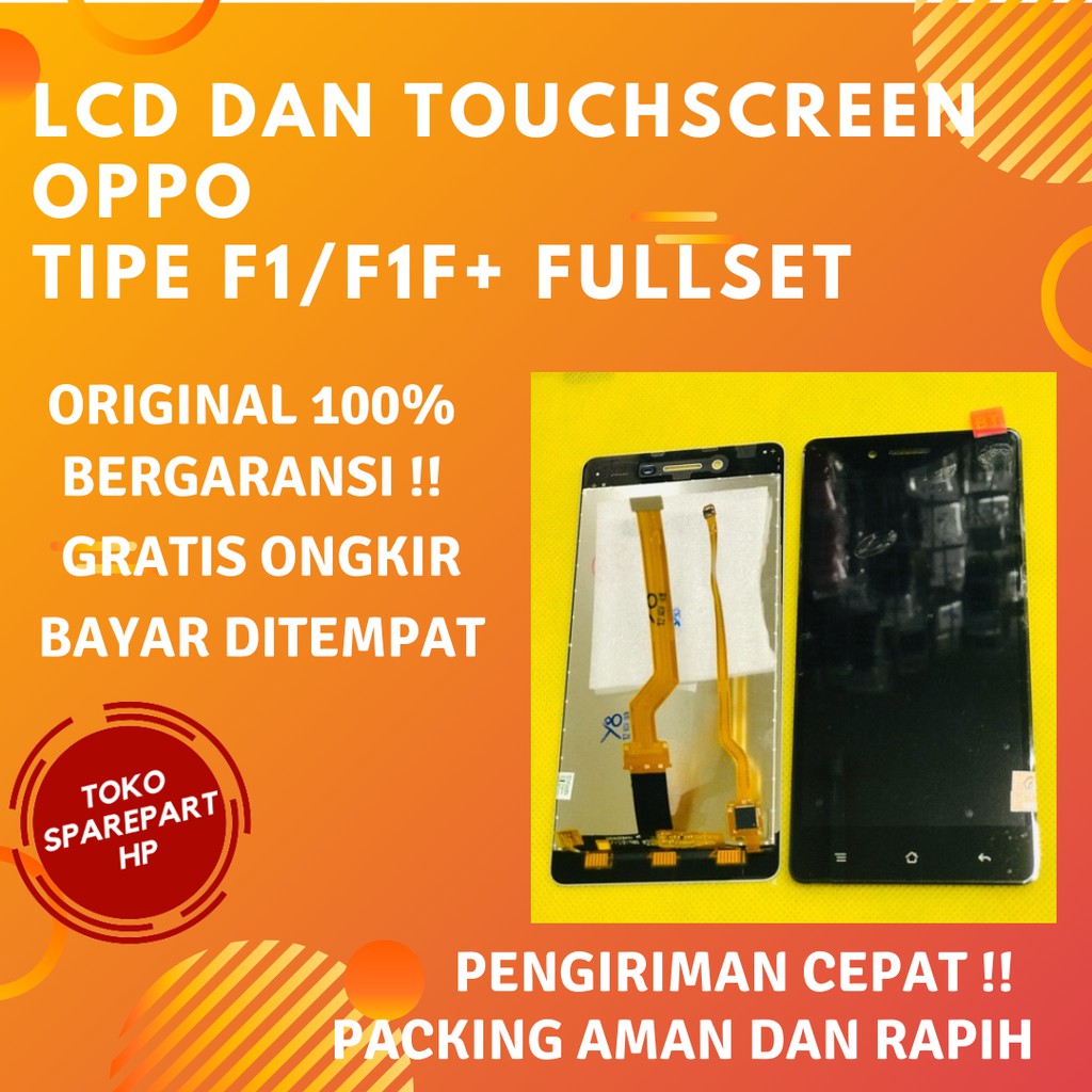 Layar Lcd Full set Hp OPPO A35/F1/F1F+ Ori Lcd dan Touchscreen Oppo F1/F1F+ Fullset Original
