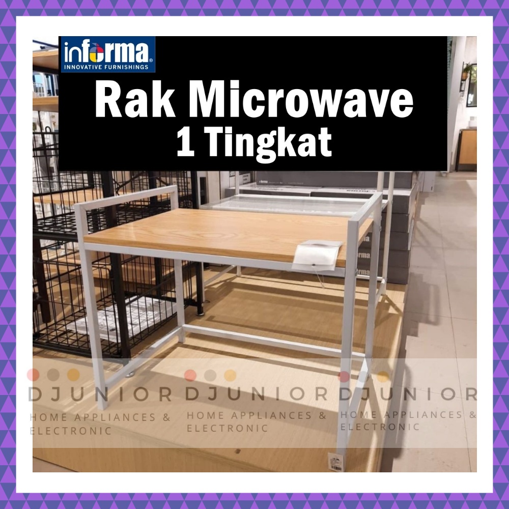 INFORMA - RAK MICROWAVE 1 / 2 SUSUN / RAK BUMBU DAPUR / STORAGE RACK 1 / 2 TINGKAT