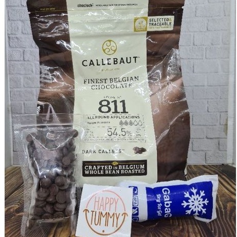 

Callebaut repack dark callets 811 54.5% free icegel