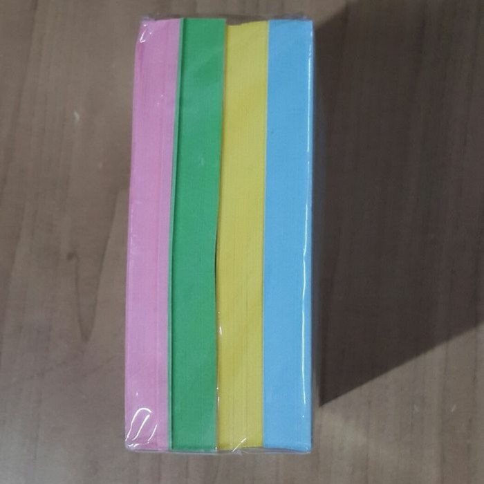 

(9x9cm) Kertas memo notes warna warni tanpa lem note