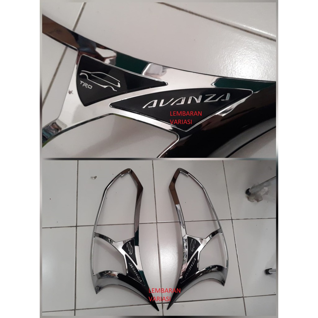 Garnish Depan Avanza 2016 - 2018 Chrome