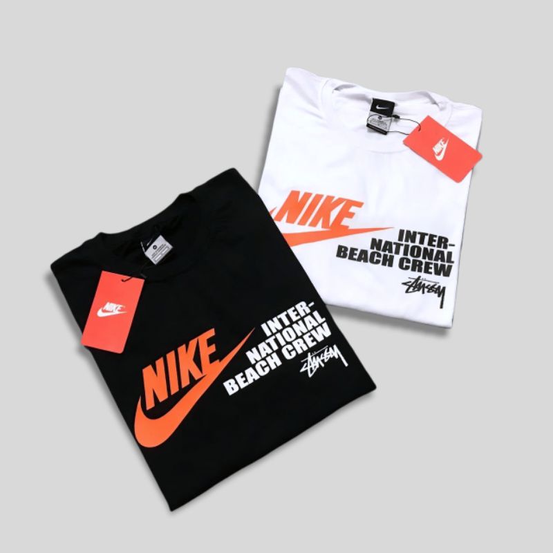 KAOS NIKE X STUSSY | BAJU NIKE X STUSSY | T-SHIRT NIKE X STUSSY FULL TAG LABEL  PREMIUN