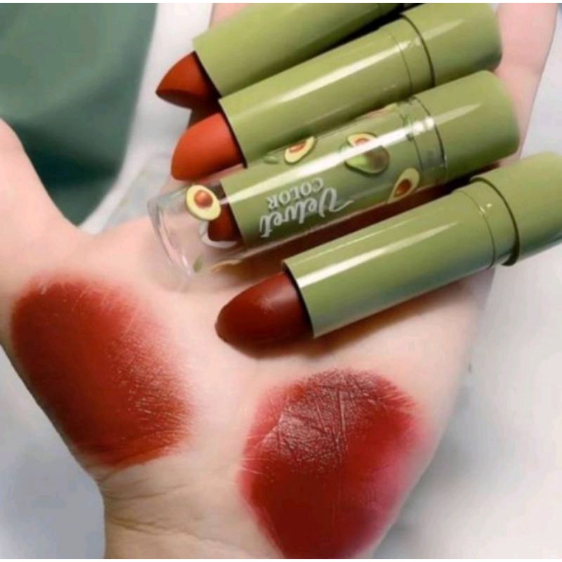 @e.r_shop09 | HASAYA girl super matte lipstik avocado