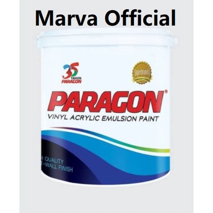 Cat Pelapis Tembok PARAGON 1 kg L Liter PUTIH PMET 303 304 360 Metro White Golden Eye Green Peace Sp