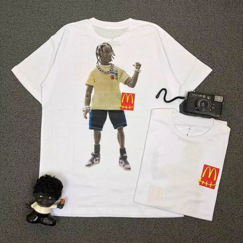 KAOS TRAVIS SCOOT MCD TRAVIS SCOOT BAJU DISTRO PREMIUM