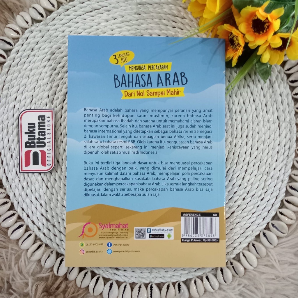 Buku Belajar 3 Langkah Jitu Menguasai Percakapan Bahasa Arab /  Syalmahat Publishing-2