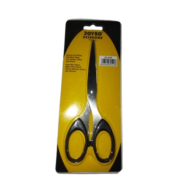 

GUNTING JOYKO SCISSORS SC - 838 / GUNTING JOYKO SEDANG HITAM SUPER TAJAM