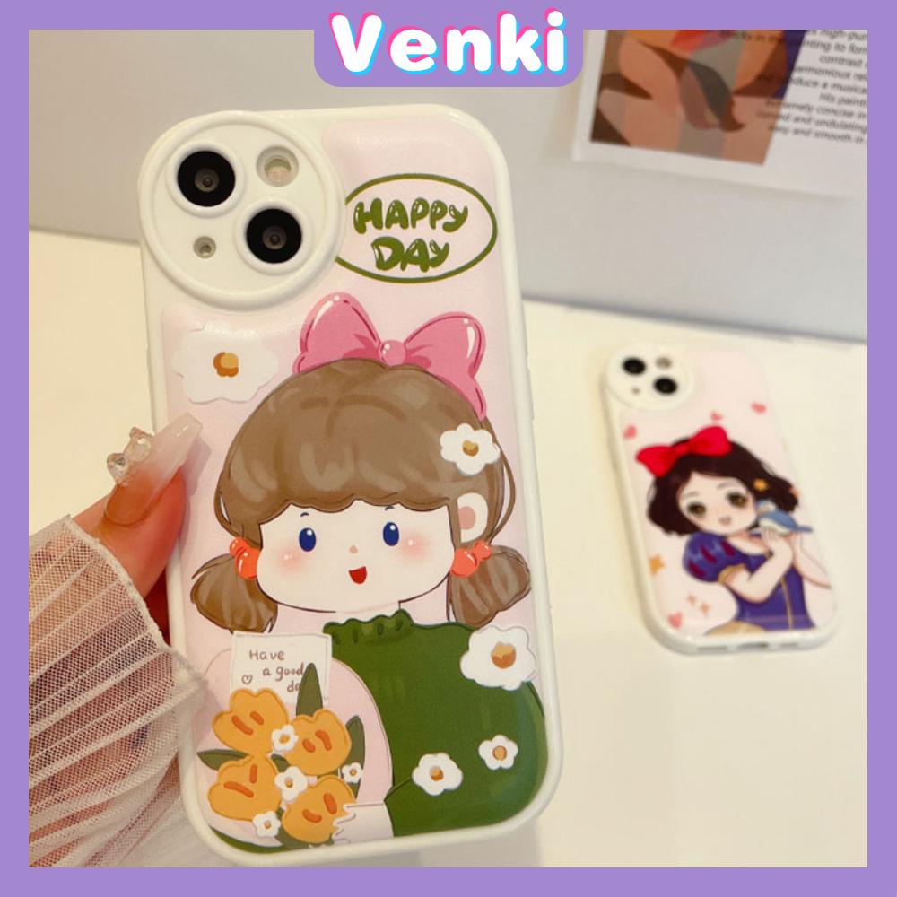 iPhone Case TPU Silicone Soft Case Airbag Shockproof Protection Camera Cute Cartoon Princess Style Compatible For iPhone 11 Pro Max 13 Pro Max 12 Pro Max 7Plus xr XS Max