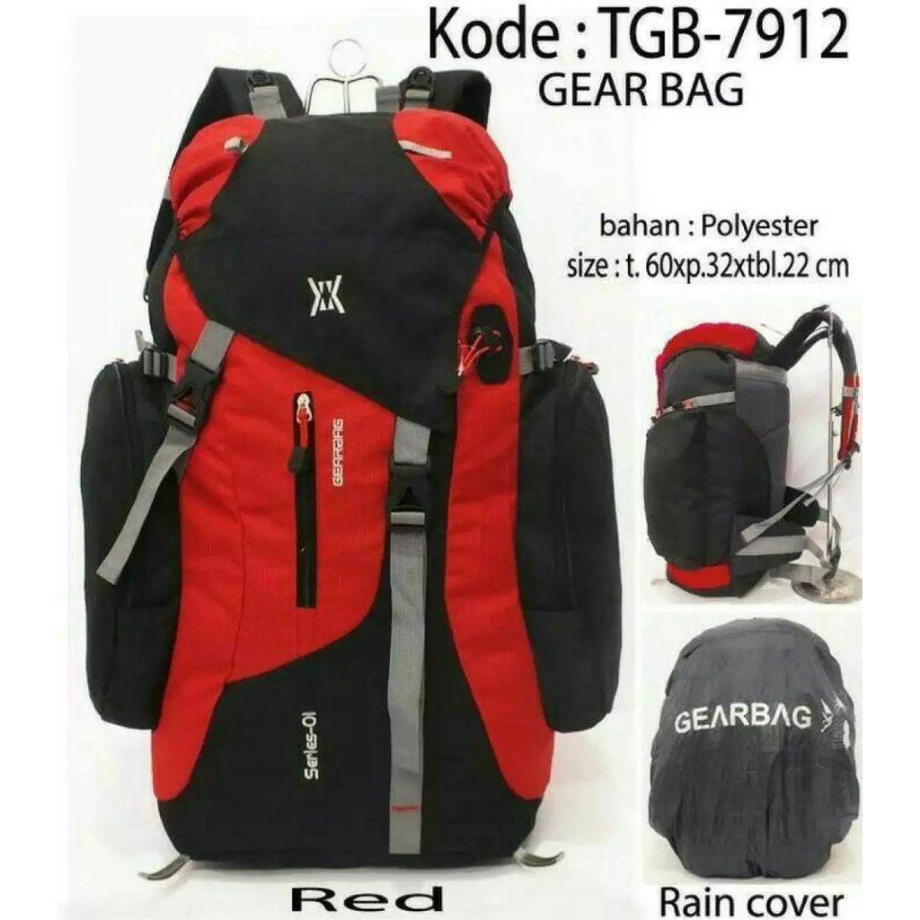 Ransel Super Besar Kemping GearBag 80 L ( HARGA GROSIR ) Tas Gunung Pria Wanita