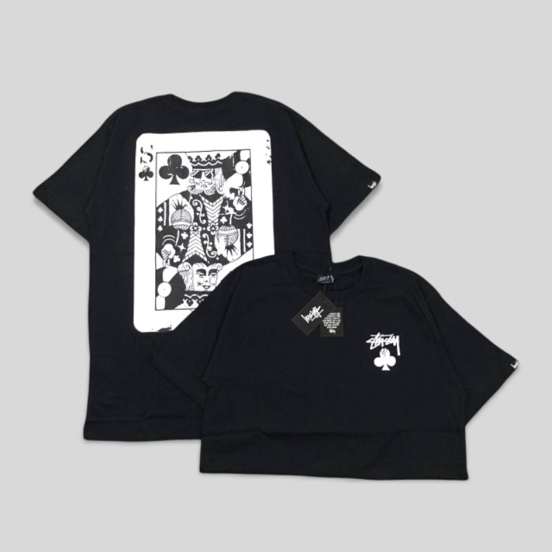 KAOS STUSSY KING OF CARD FULL TAG LABEL MIRROR 1:1 PREMIUM