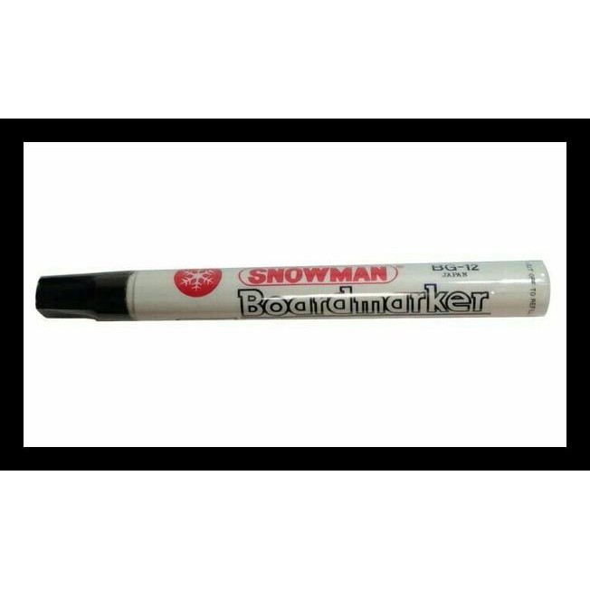 

Spidol Snowman White Board Bg 12 - Hitam Termurah