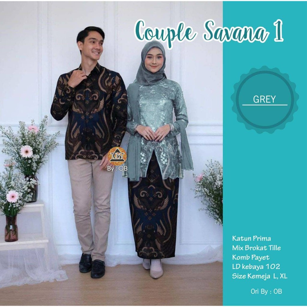 Baju Couple Pasangan Brukat Kondangan Termurah